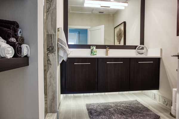 Guest Bathroom, Renovations After, Kingon Homes